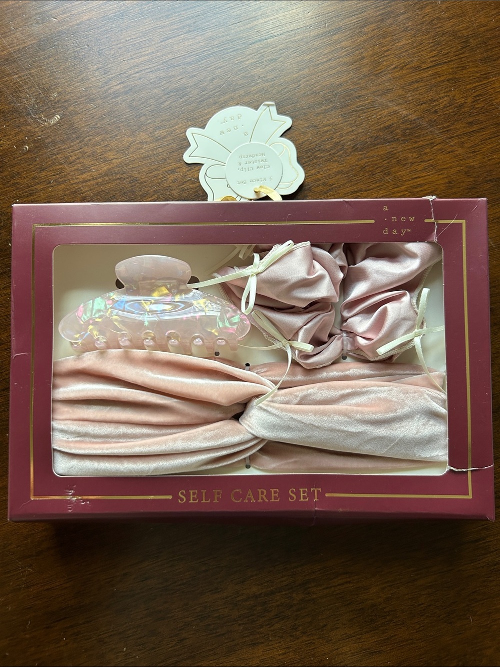 A New Day Pink Kids Self Care Hair Accessory Set